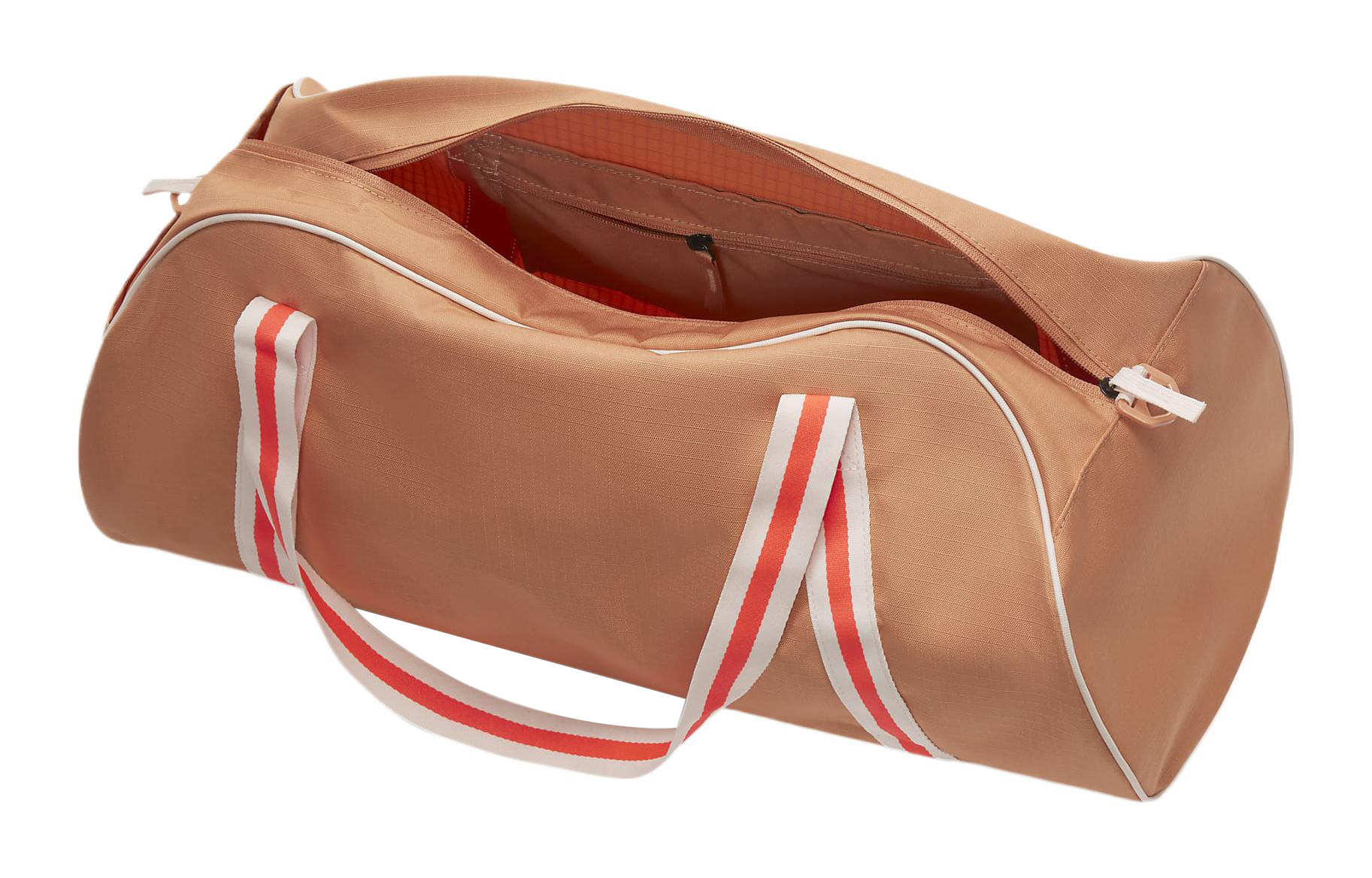 Спортивная сумка Nike DH6863-225 янтарно коричневая и ярко бордовая