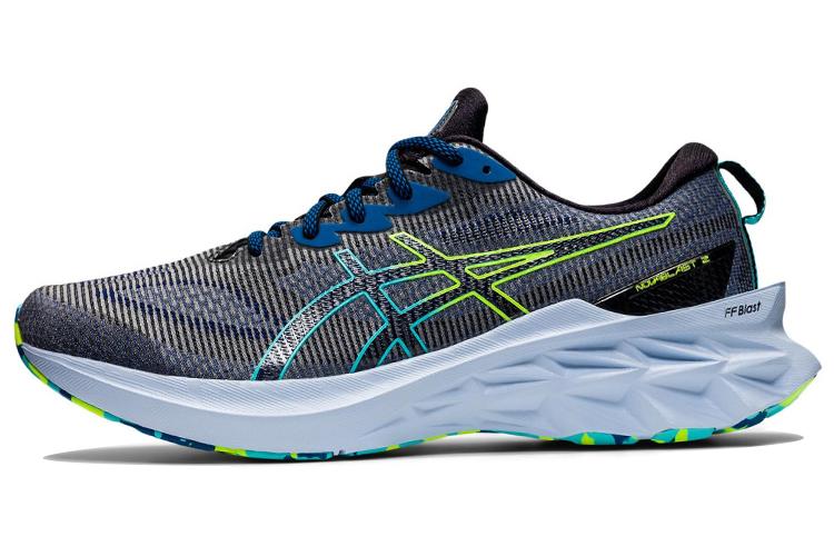 Кроссовки мужские ASICS Novablast 2 Le le black hazard green