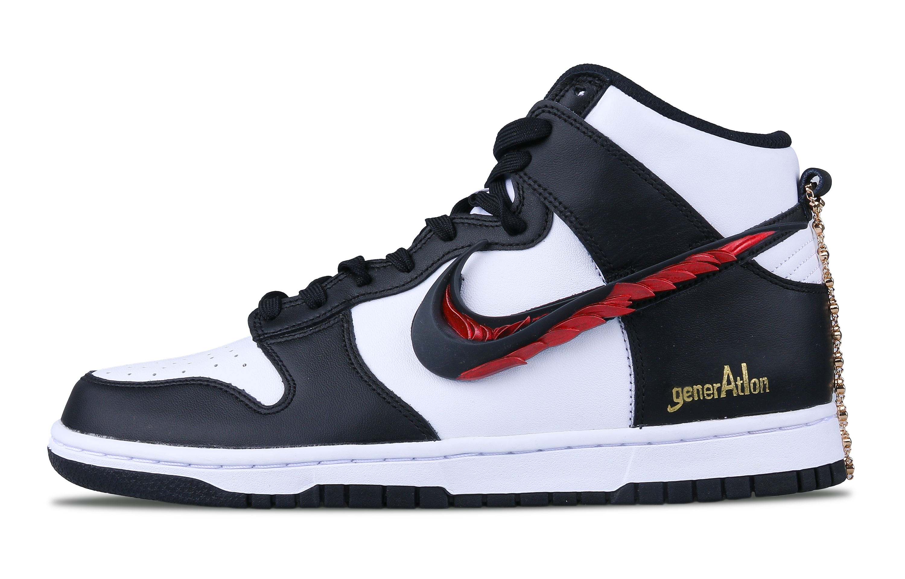 Кроссовки мужские Nike Dunk Dracula Deconstruction черно-красные