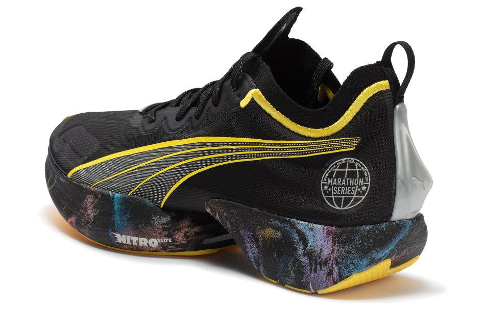 Беговые кроссовки мужские PUMA Fast R Nitro Elite черные, 39 EU