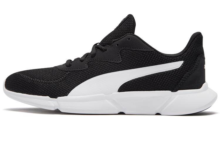 Кроссовки унисекс PUMA Interflex Runner черно-белые