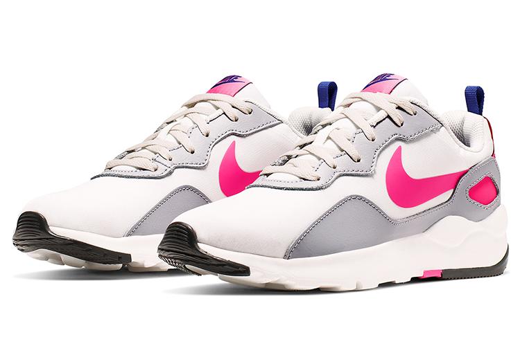 Кроссовки женские Nike Shox серые, белые, розовые, 36 EU