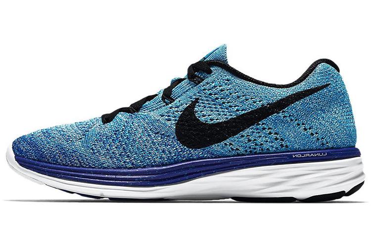 Кроссовки женские Nike Flyknit Lunar3, gm royal
