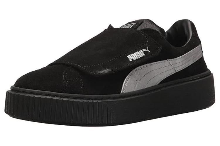 Кеды женские PUMA Platform Strap Satin черные, 38 EU