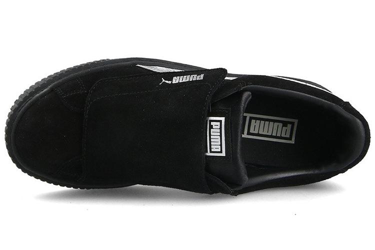 Кеды женские PUMA Platform Strap Satin черные, 38 EU