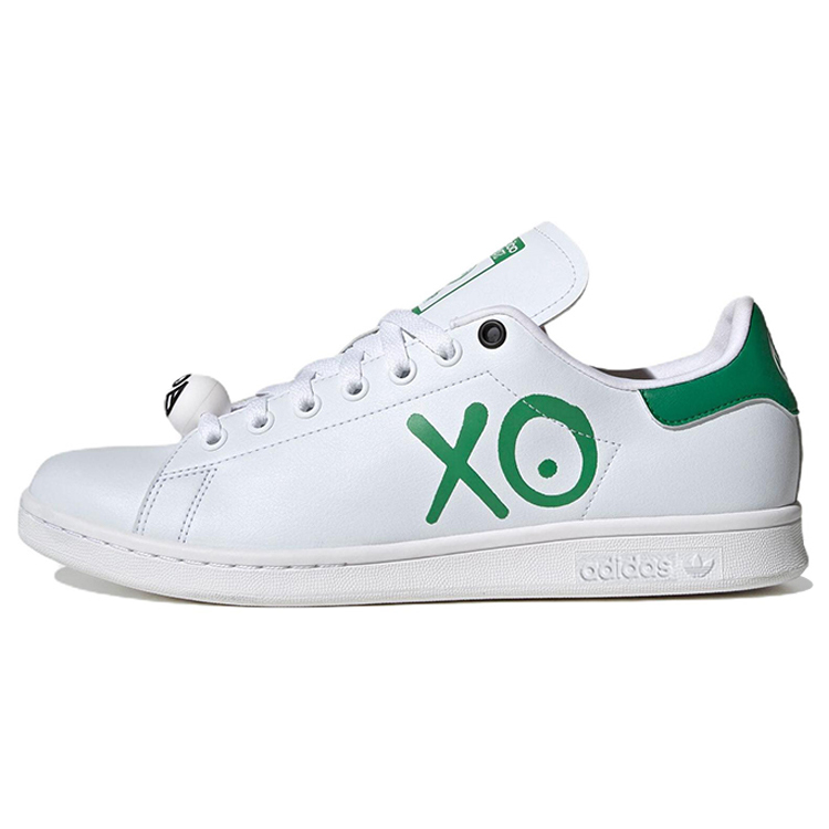 Кеды унисекс Adidas Stan Smith Andre Saraiva Love Union белые-зеленые