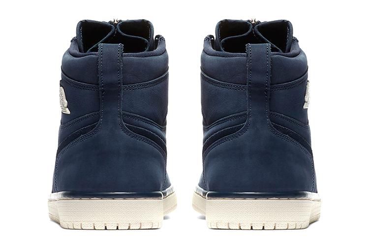 Кроссовки женские Jordan 1 High Zip, navy, 36 EU