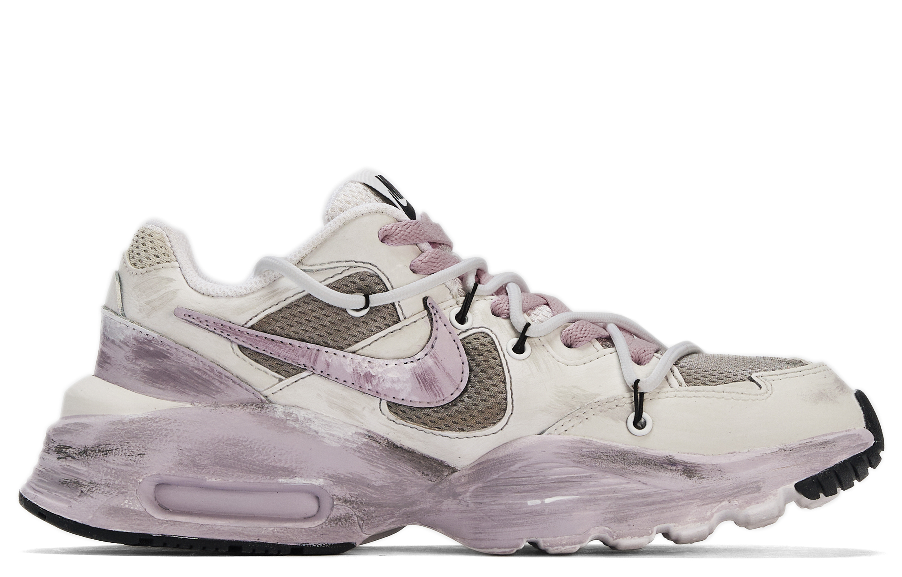 Кроссовки женские Nike Air Max Fusion Da Vinci Custom Inner Activity розовые, 38 EU