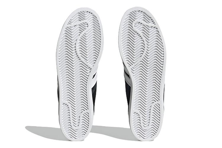 Кроссовки унисекс Adidas SST Supermodified черные, белые, 42 2/3 EU