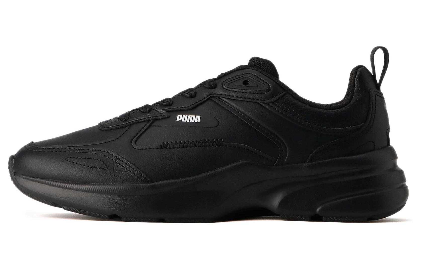 Кроссовки женские PUMA Fs Runner Leren черные, 35.5 EU