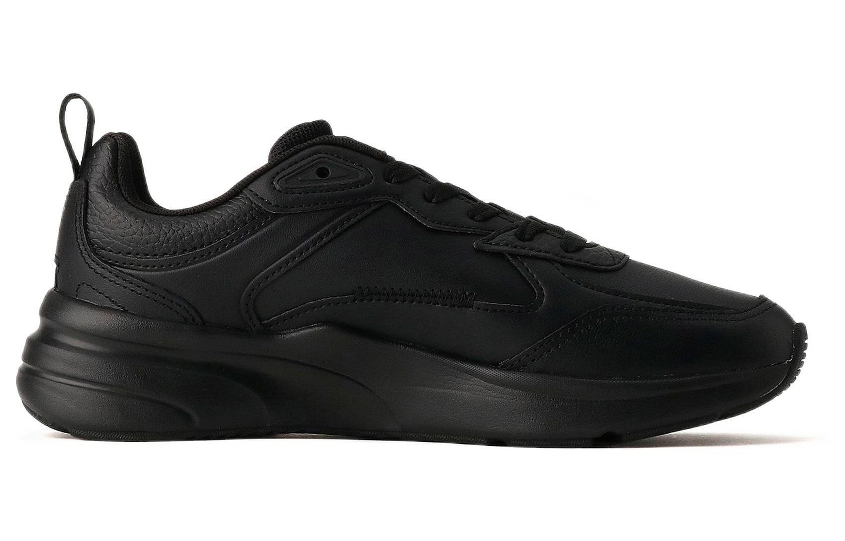 Кроссовки женские PUMA Fs Runner Leren черные, 35.5 EU