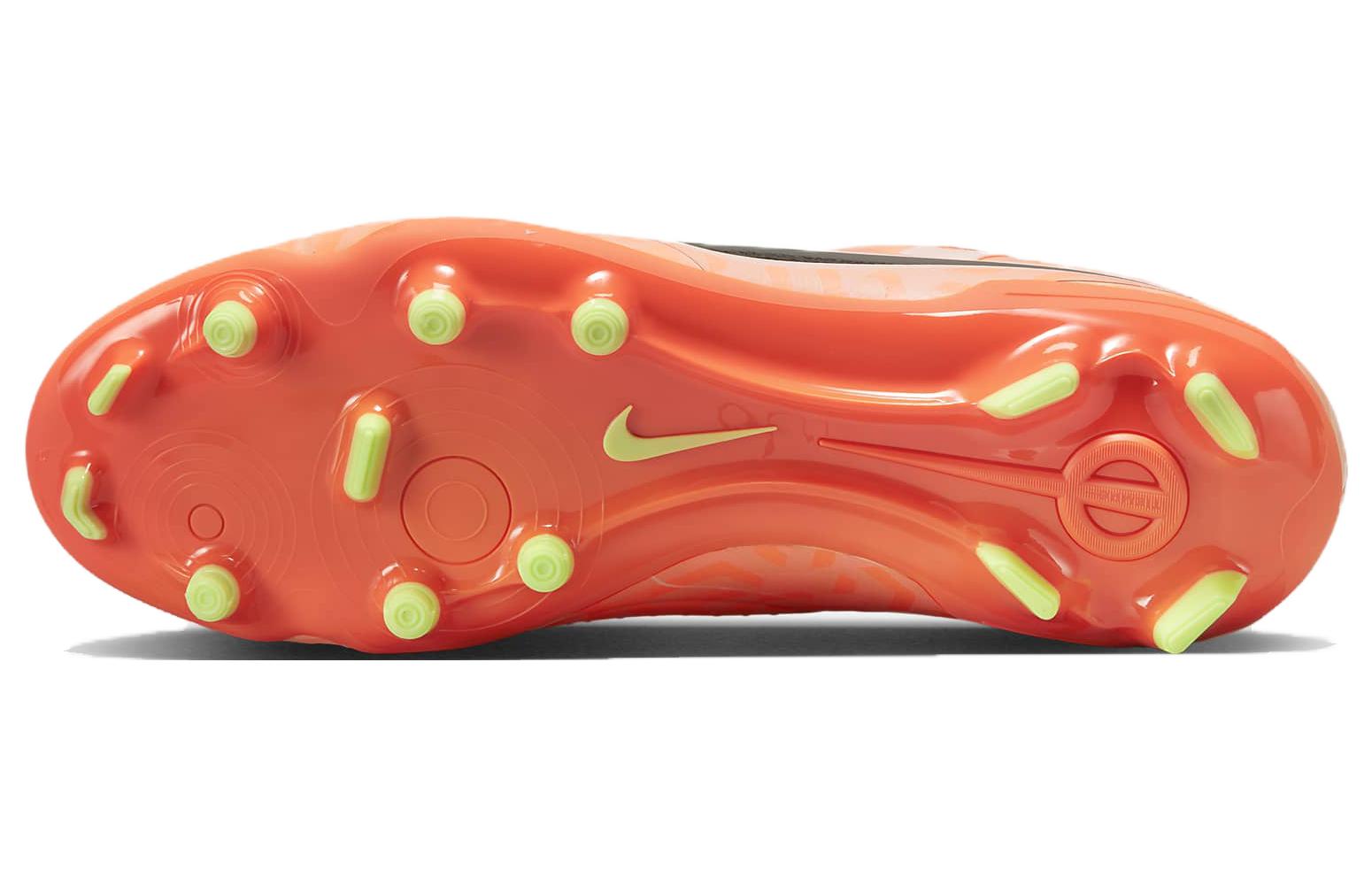 Футбольные бутсы Nike Tiempo Legend 10 Academy Mg оранжевые, 43 EU