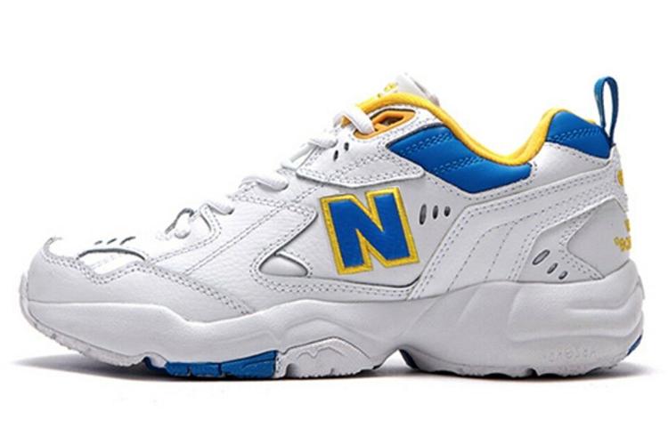 Кроссовки женские New Balance NB 608 бело-голубые, 35 EU