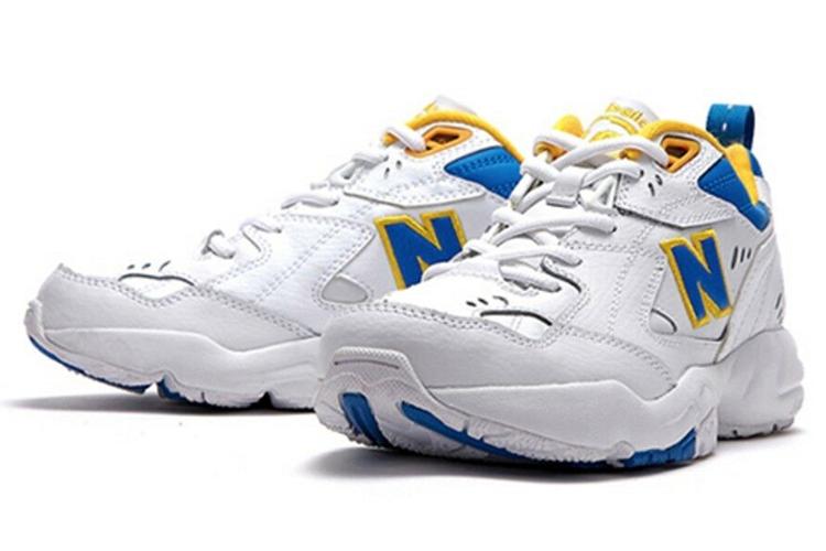 Кроссовки женские New Balance NB 608 бело-голубые, 35 EU