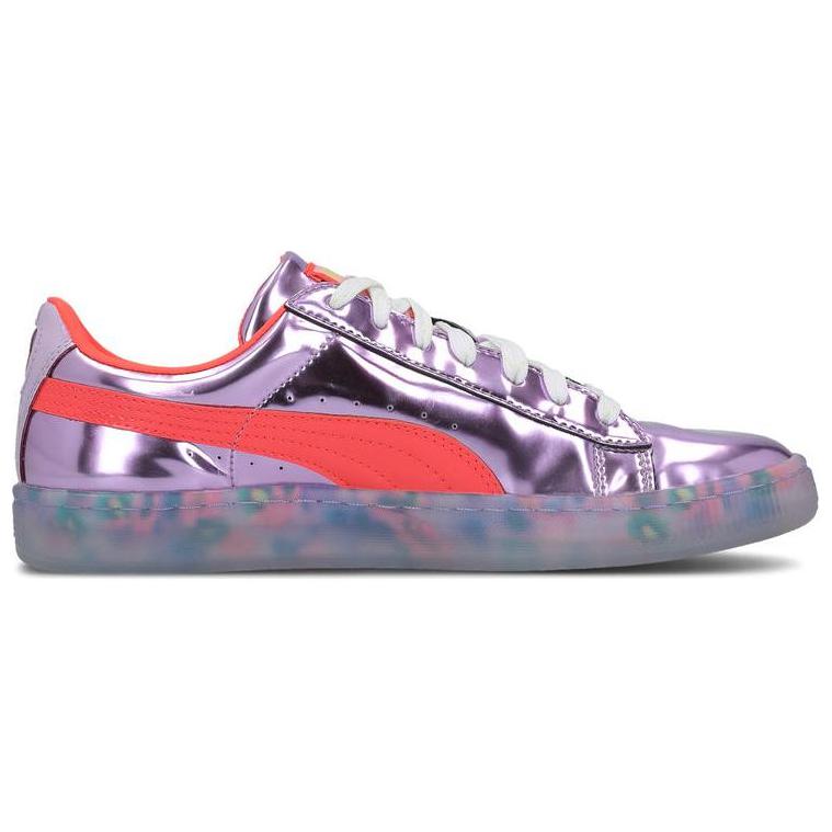 Кеды женские PUMA X Basket Candy Princess metallic pink fiery coral, 38 EU