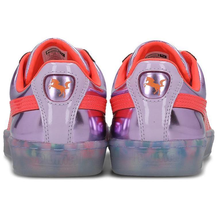 Кеды женские PUMA X Basket Candy Princess metallic pink fiery coral, 38 EU
