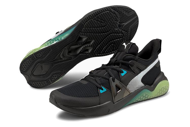 Кроссовки мужские PUMA Cell Fraction Fade черные, зеленые, белые, 42 EU