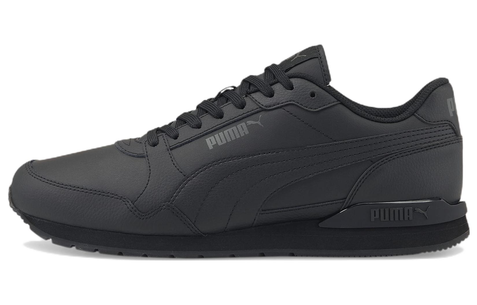 Кроссовки унисекс PUMA St Runner V3 Leather черные