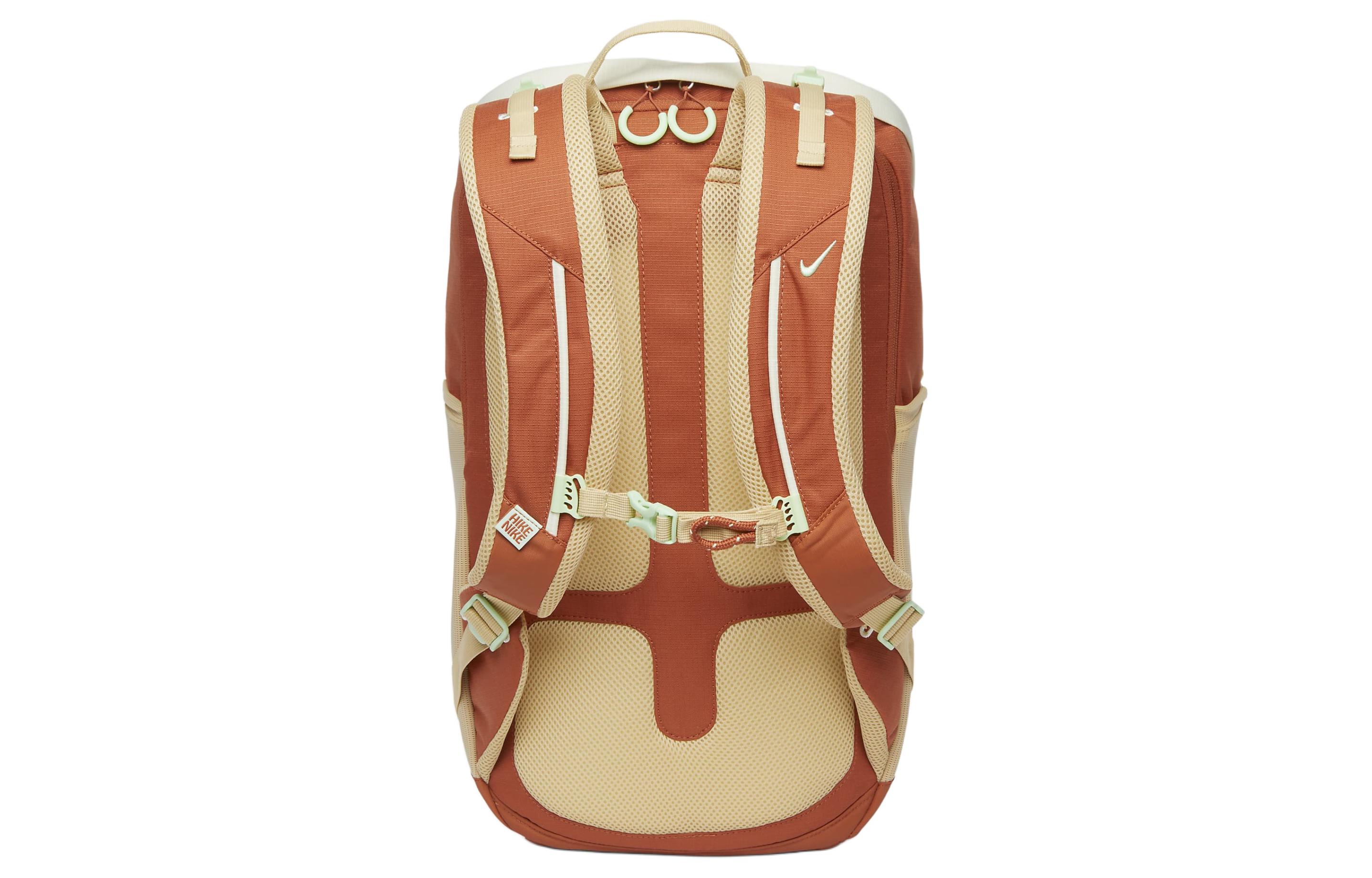 Рюкзак унисекс Nike DJ9677-825 конопляный с мятно-зелёным акцентом