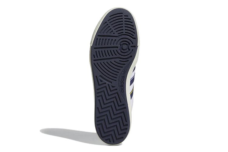 Кеды унисекс Adidas Nora белые и тёмно-синие, 43 EU