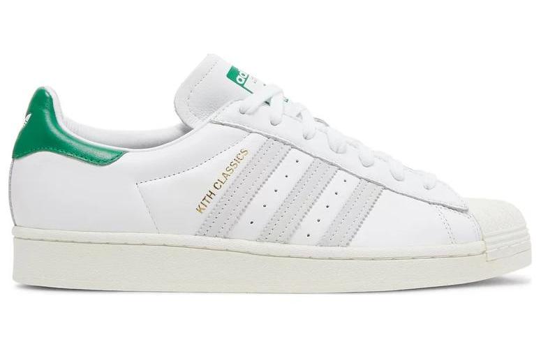 Кроссовки мужские Adidas Kith X Superstar Classics Program белые, 44 2/3 EU