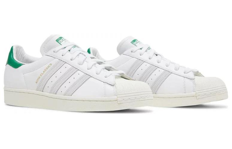 Кроссовки мужские Adidas Kith X Superstar Classics Program белые, 44 2/3 EU