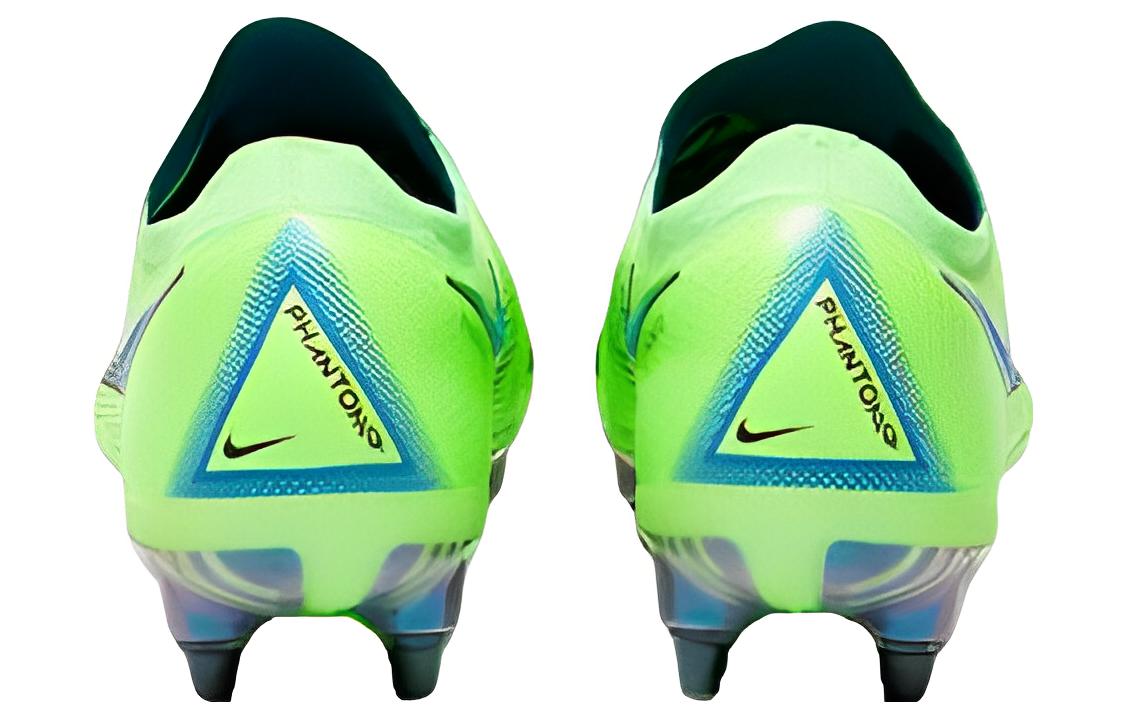 Футбольные бутсы мужские Nike Phantom GT Elite SG Pro зеленые-голубые, 39 EU
