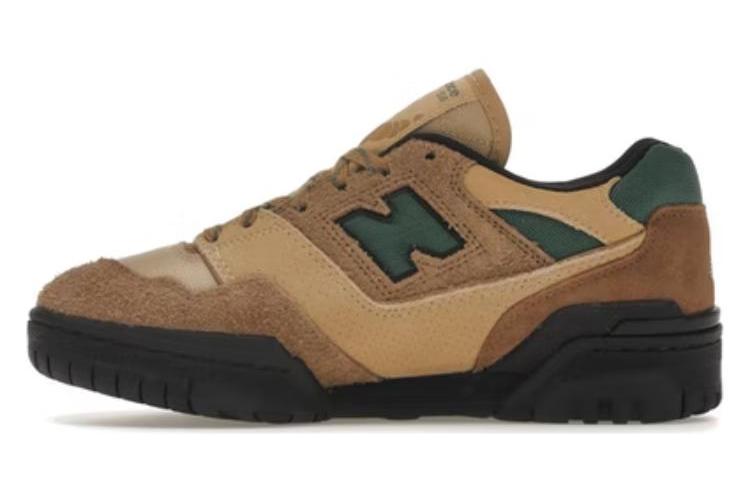 Кроссовки мужские New Balance 550 Cordura Pack светло‑коричневые и зелёные, 40 EU