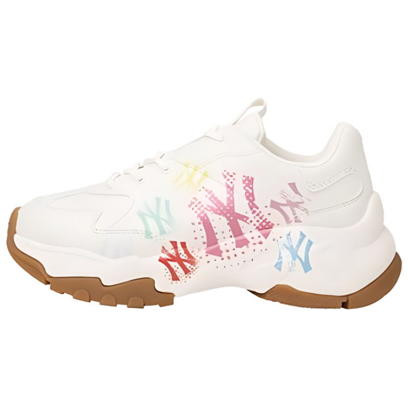 Кроссовки унисекс MLB Big Ball Chunky Graffiti белые, 42 EU