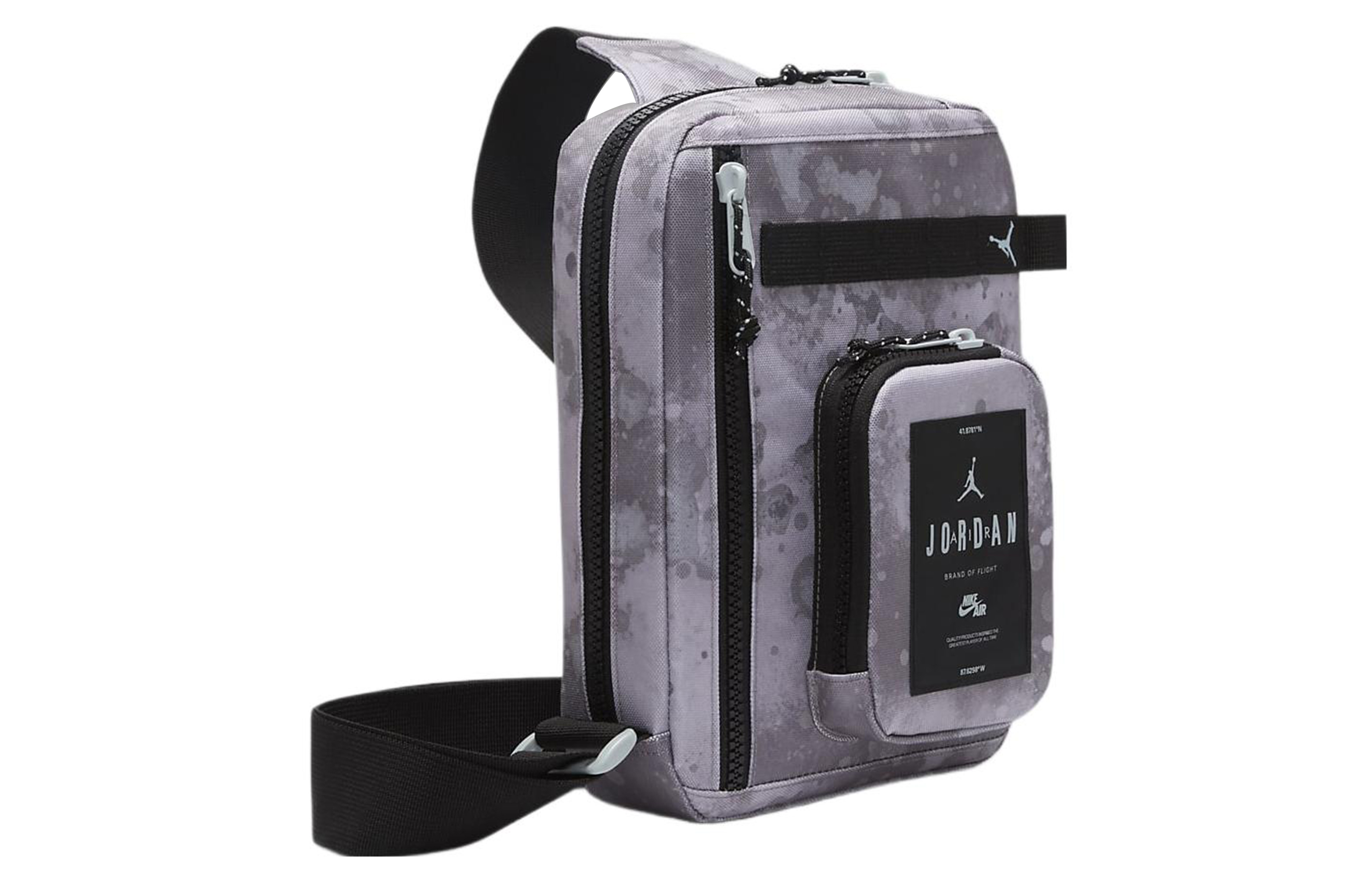 Сумка унисекс Jordan FV2564-062 серо-черная
