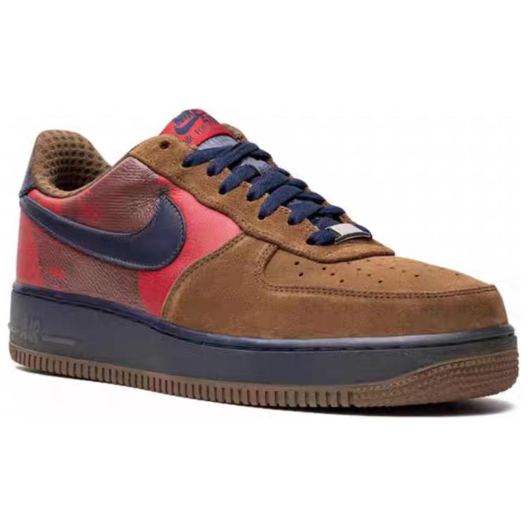 Кеды женские Nike Air Force 1 Premium brown-red, 38 EU