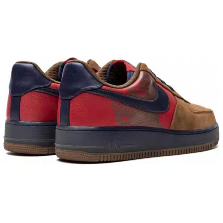 Кеды женские Nike Air Force 1 Premium brown-red, 38 EU