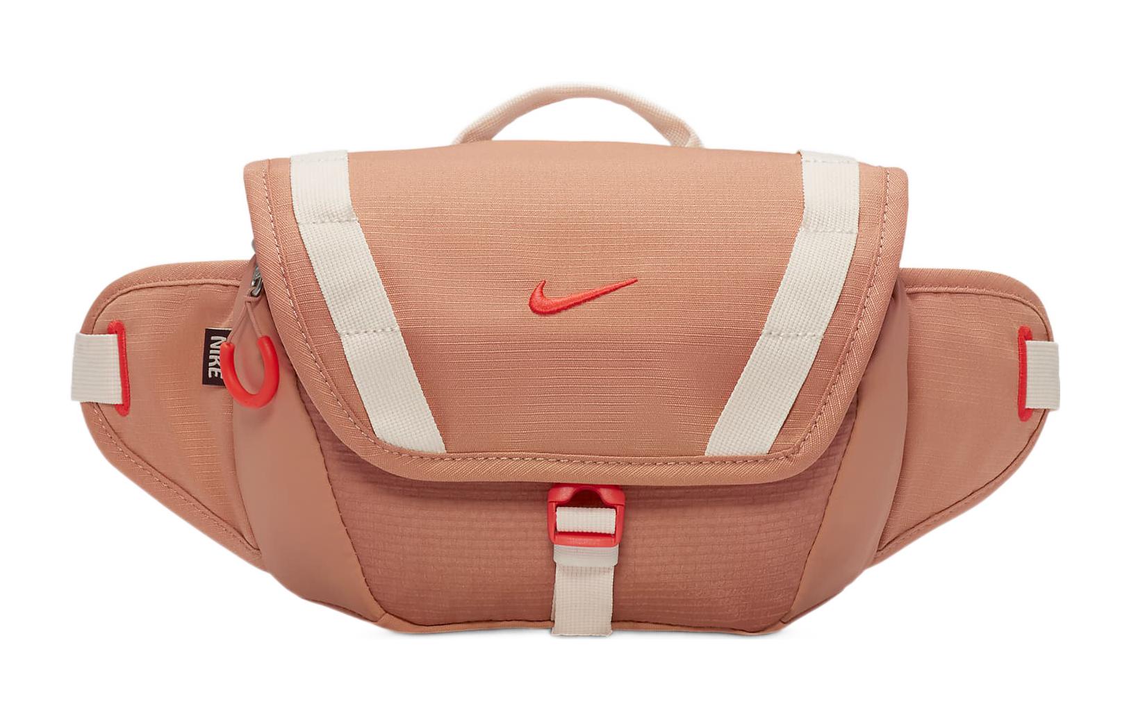 Сумка унисекс Nike Fanny Pack peach-white, One Size EU
