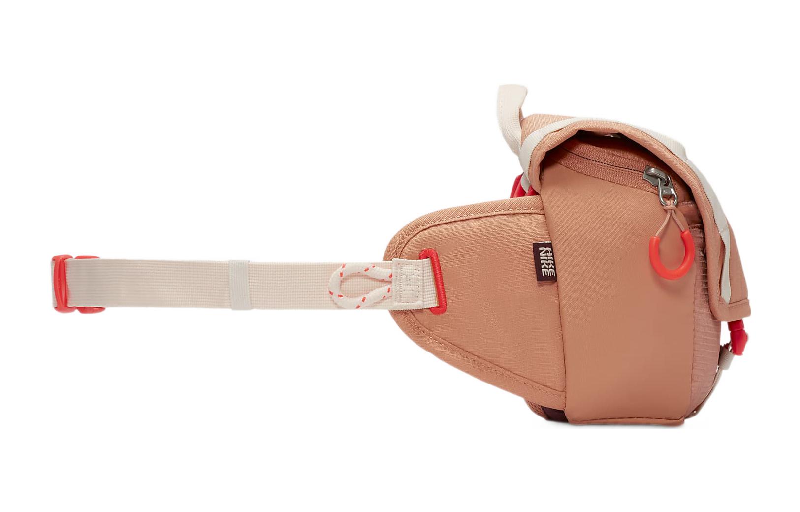 Сумка унисекс Nike Fanny Pack peach-white, One Size EU