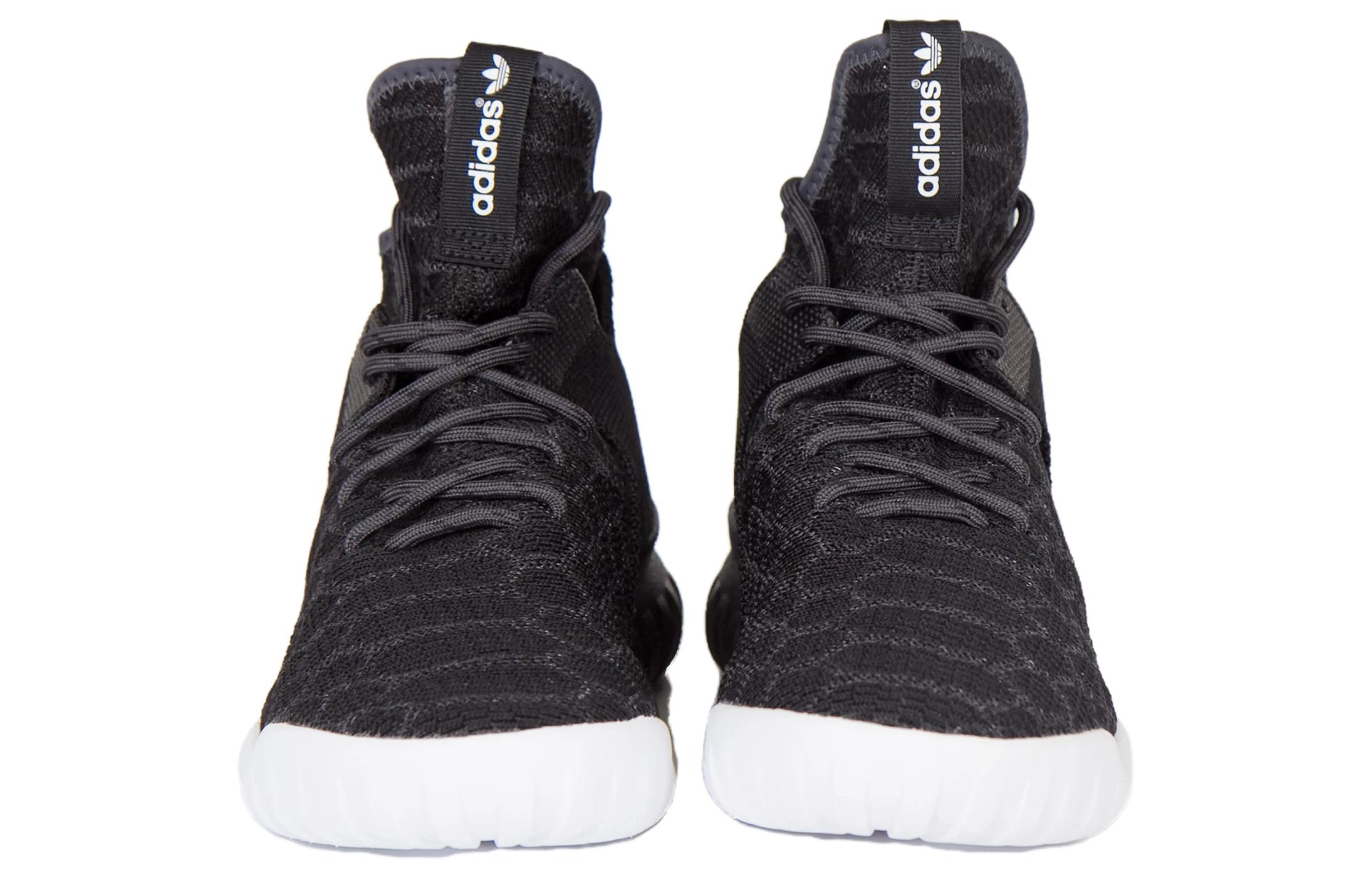 Кроссовки унисекс Adidas Tubular X Primeknit черные, 44 2/3 EU