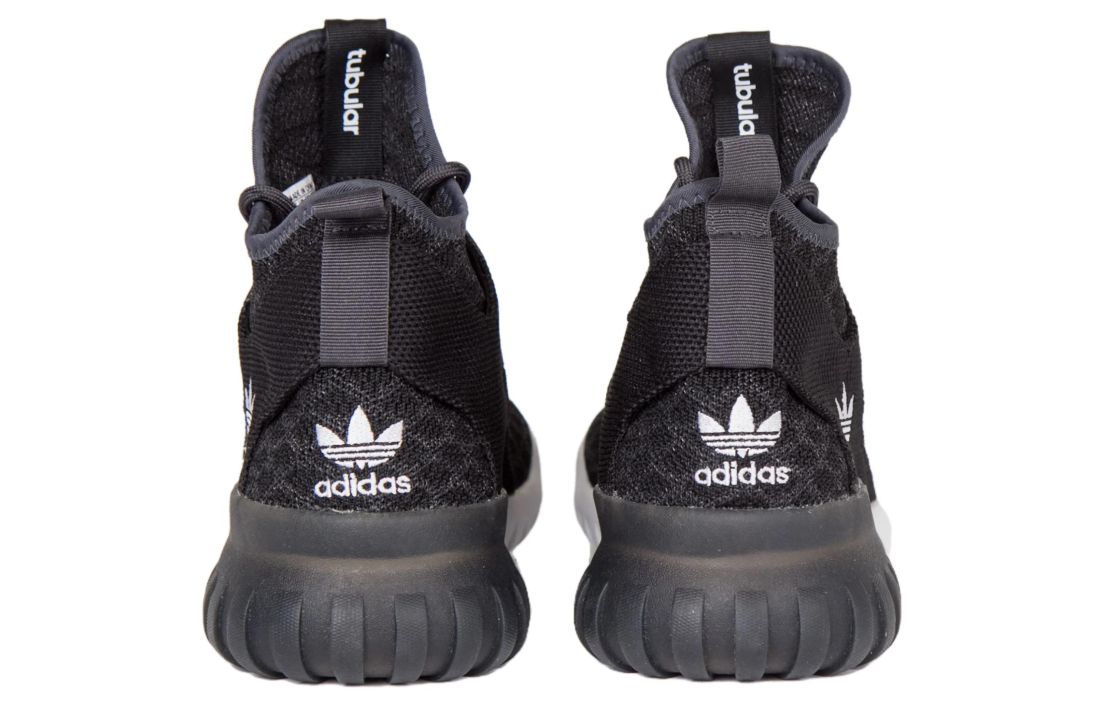 Кроссовки унисекс Adidas Tubular X Primeknit черные, 44 2/3 EU