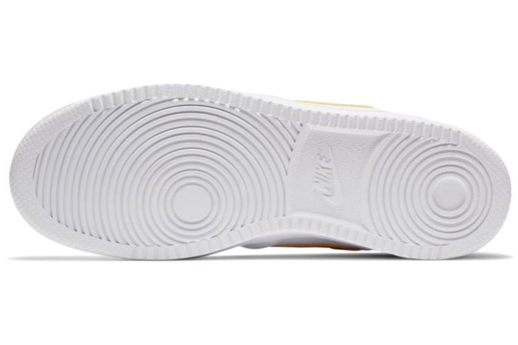 Спортивные кроссовки мужские Nike Court Vision Mid Lakers белые-оранжевые, 44.5 EU