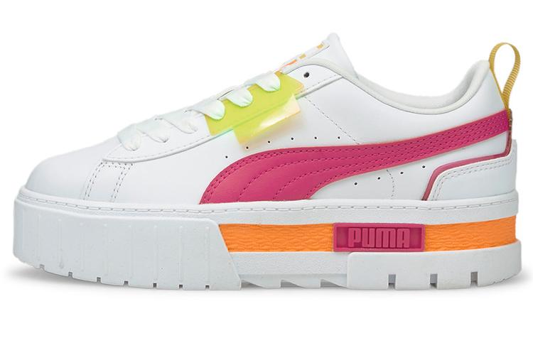 Кеды женские PUMA Mayze City Lights белые-розовые, 39 EU