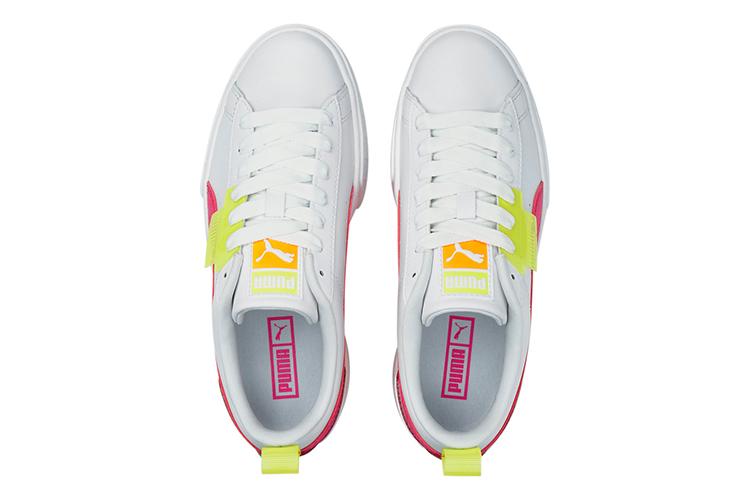 Кеды женские PUMA Mayze City Lights белые-розовые, 39 EU