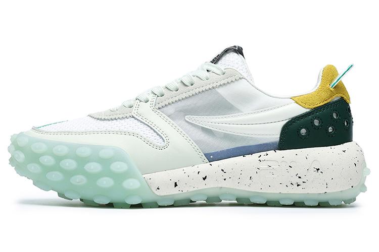 Кроссовки женские FILA Gara белые, зеленые, черные