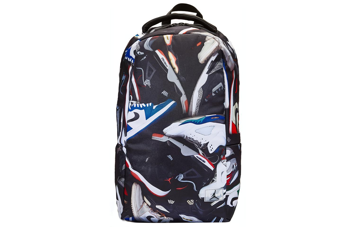 Рюкзак унисекс Jordan AJ4 черно-красный