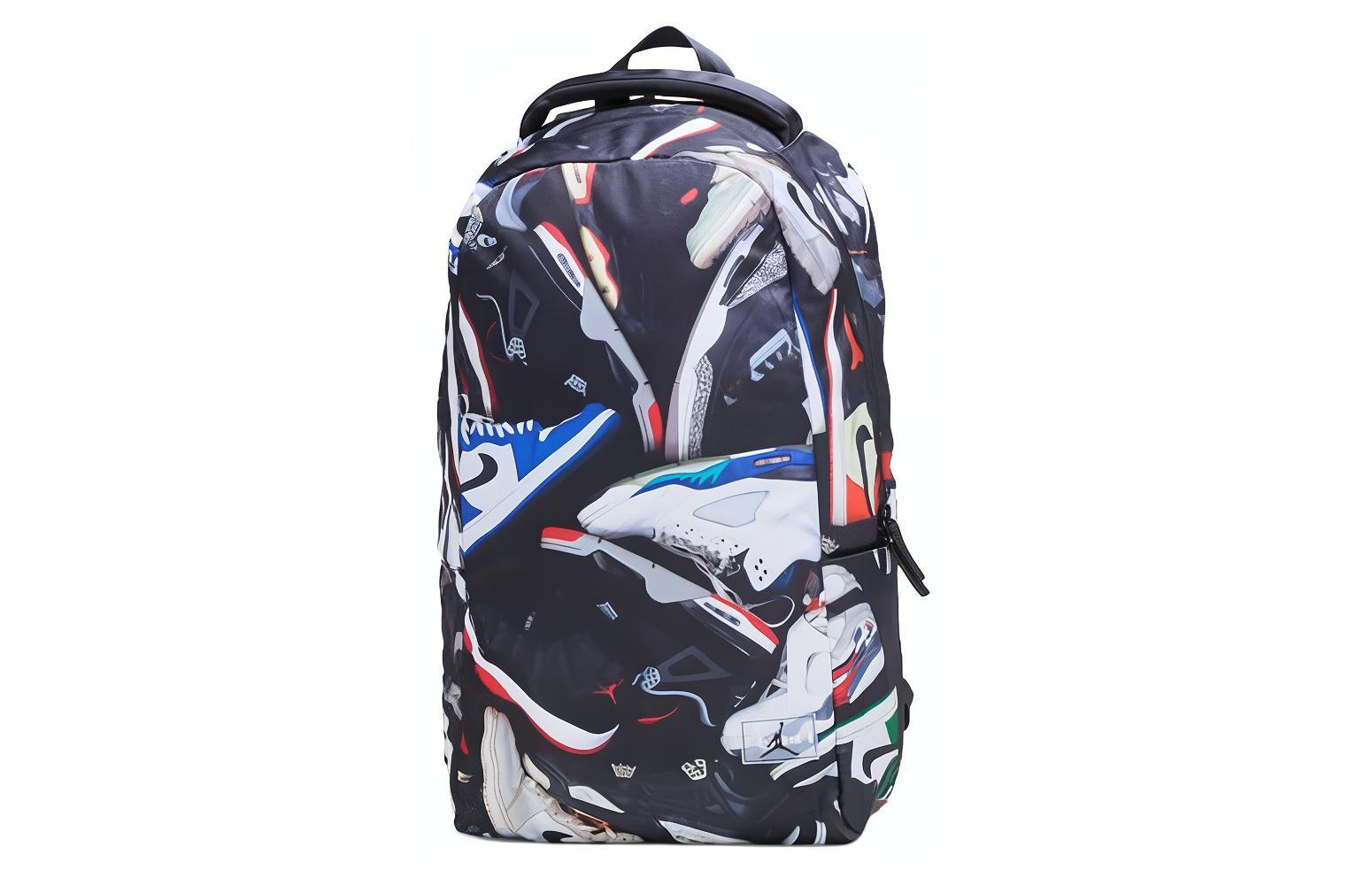 Рюкзак унисекс Jordan AJ4 черно-красный