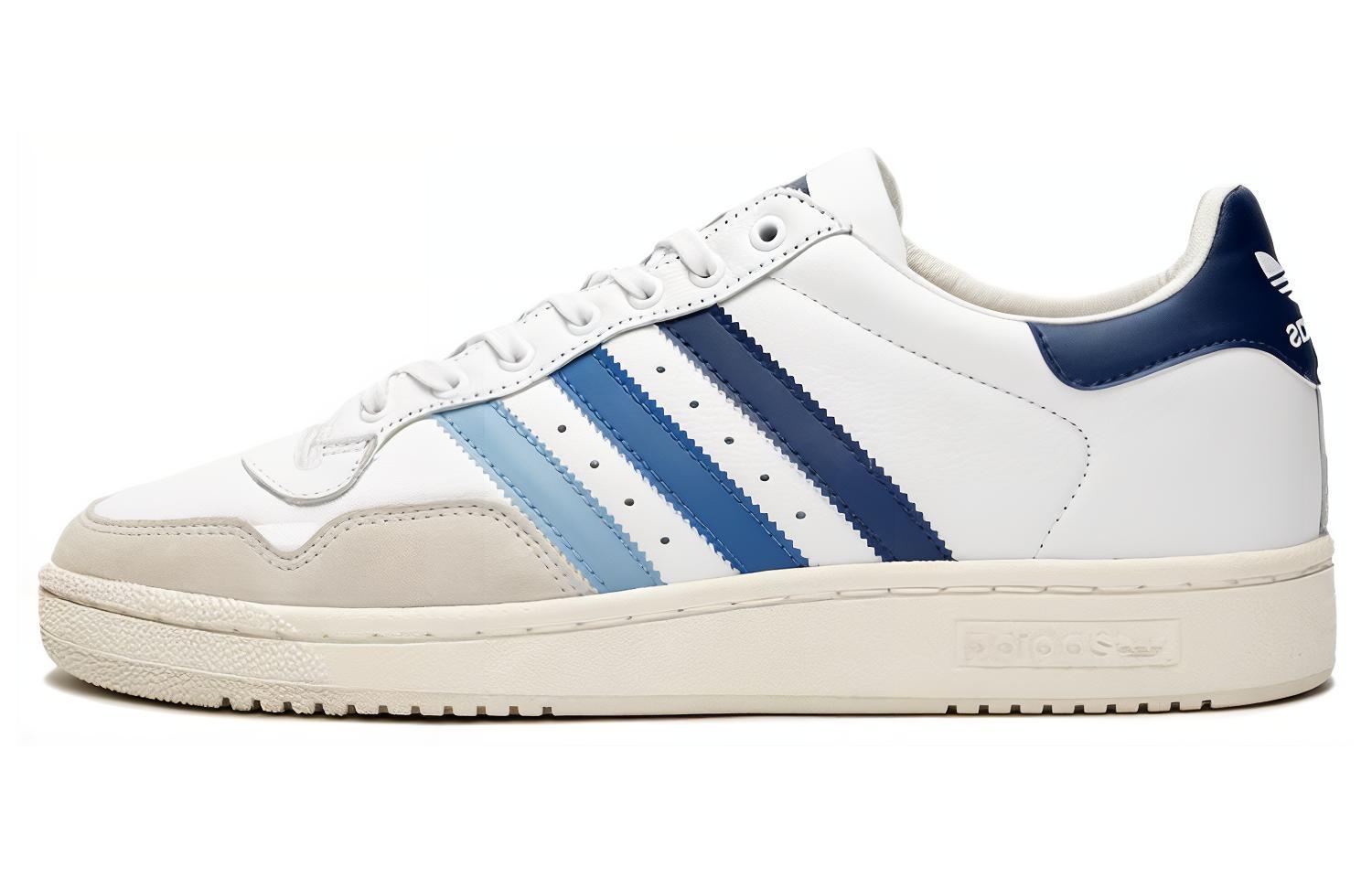 Кроссовки мужские Adidas Sneakersnstuff X Harlem белые, синие, 36 2/3 EU