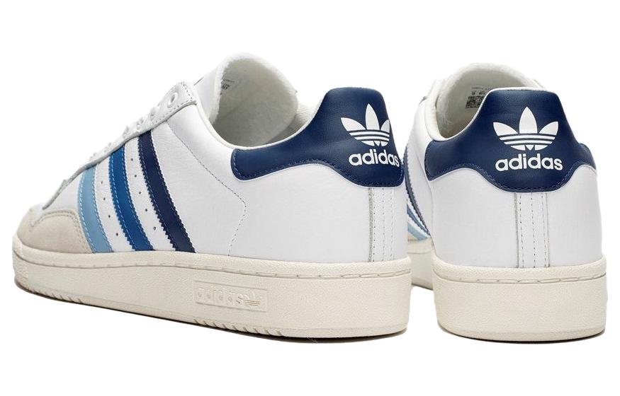 Кроссовки мужские Adidas Sneakersnstuff X Harlem белые, синие, 36 2/3 EU