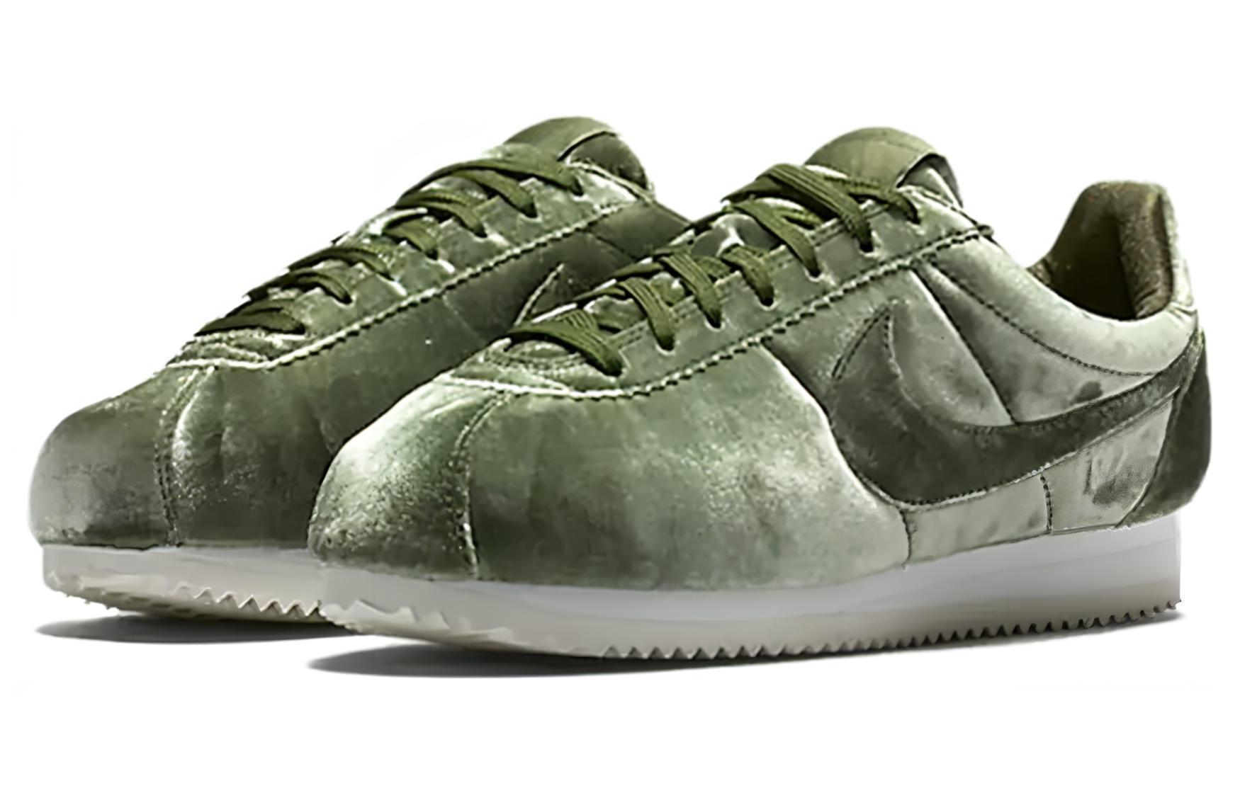 Кроссовки женские Nike Cortez PRM Velvet серые, 38.5 EU