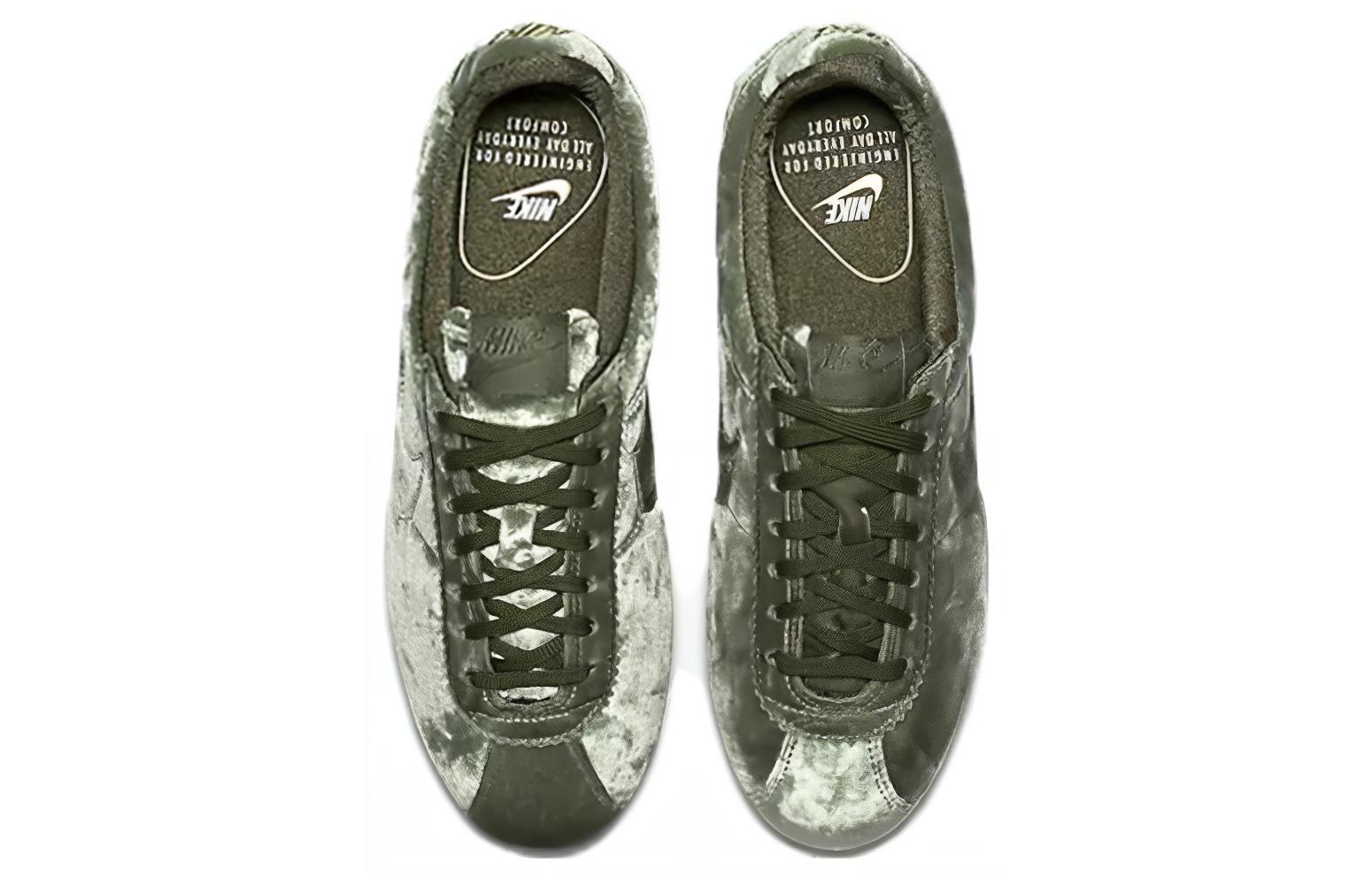 Кроссовки женские Nike Cortez PRM Velvet серые, 38.5 EU