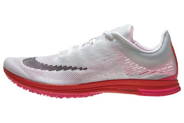Кроссовки унисекс Nike Spike Flat 100 белые, розовые, 40.5 EU