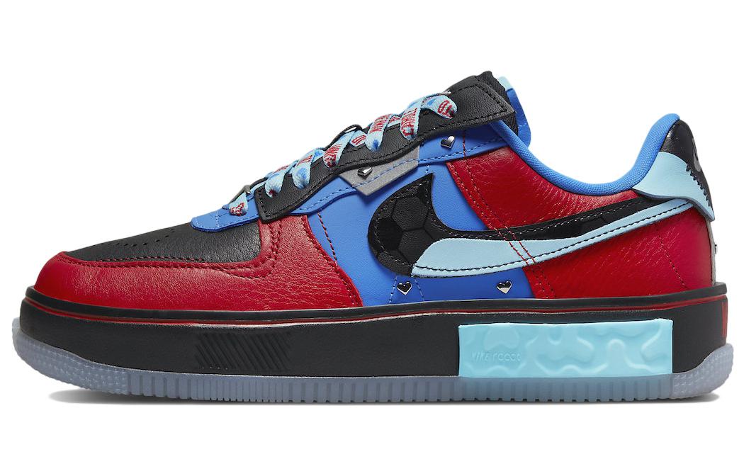 Кеды женские Nike Air Force 1 Low Fontanka Doernbecher Cidni красные-синие