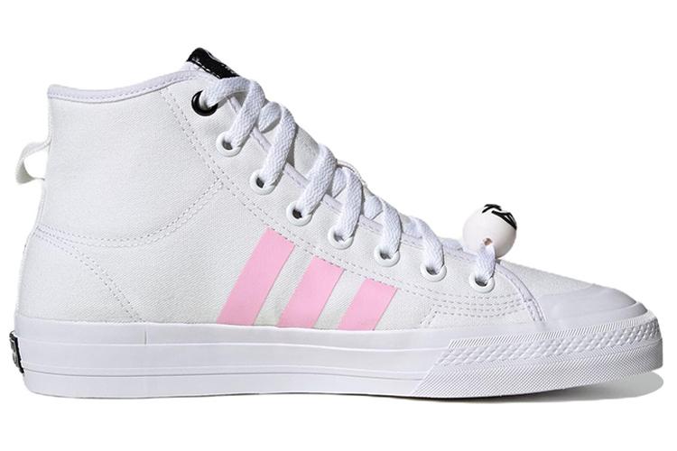 Кроссовки мужские Adidas Nizza Hi Andre Saraiva Love Union белые, черные, 36 2/3 EU