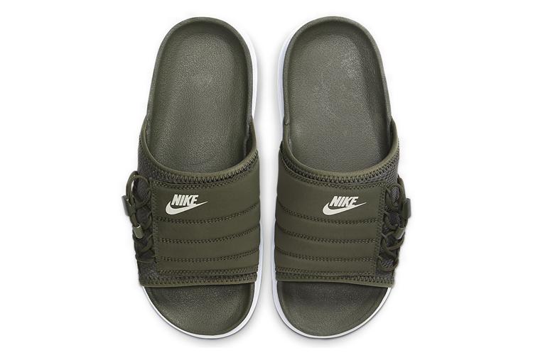 Шлепанцы женские Nike Asuna Cargo, cargo khaki lt cream med olive, 39 EU